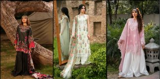 latest zaha luxury lawn collection for girls