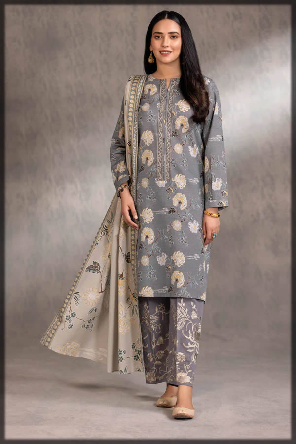 NL 3 pc khaddar suits