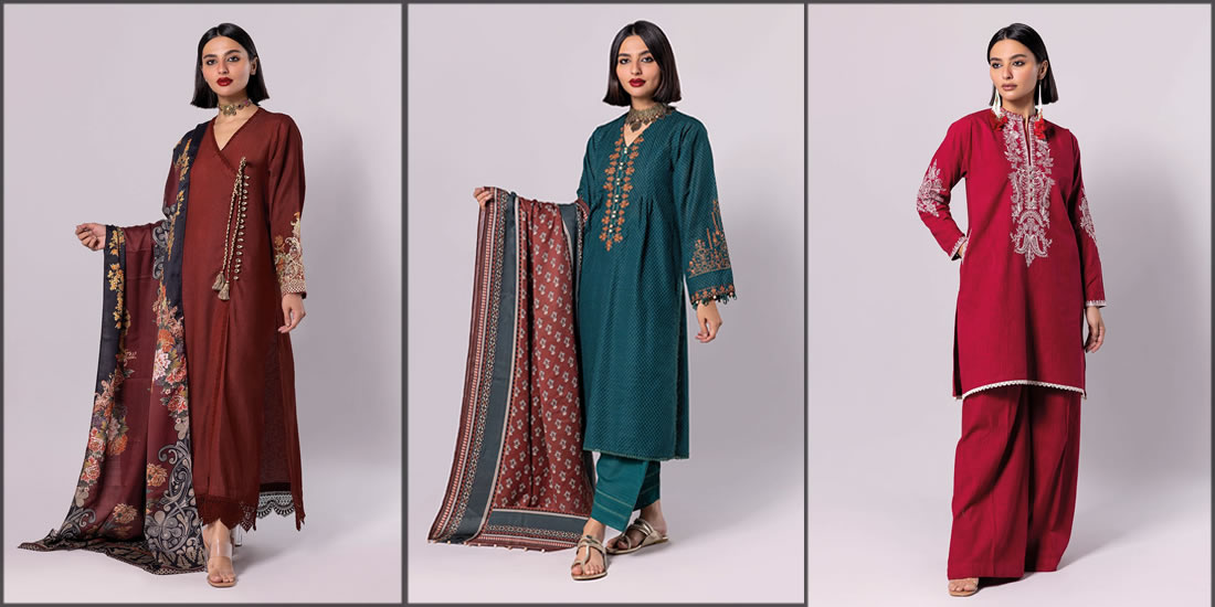 Latest Khaadi Winter Collection 2023 | eduaspirant.com