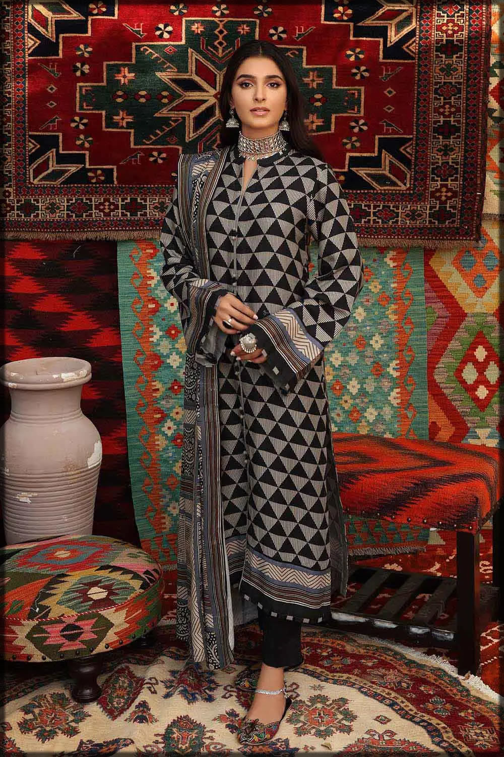 gul ahmed winter linen collection for women