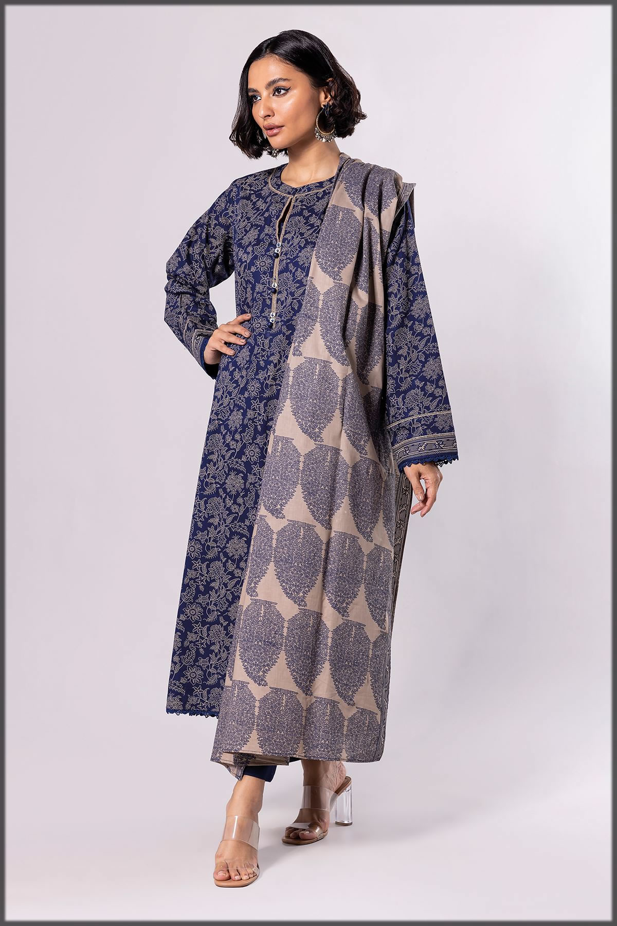 khaadi winter cambric collection