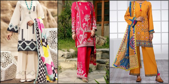 latest almirah winter collection for women and girls