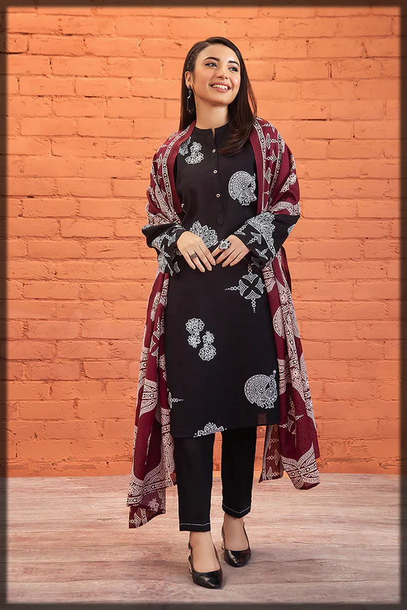 nishat linen winter collection for women