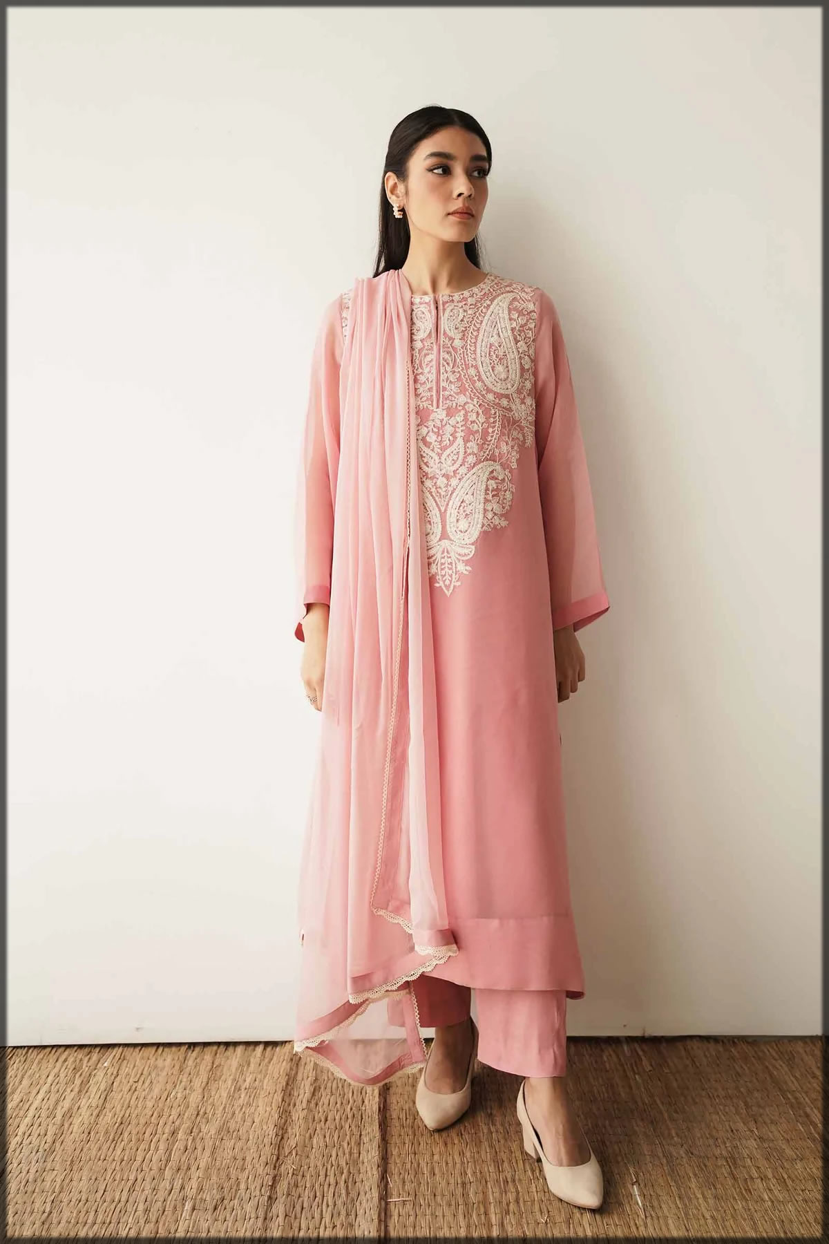 pink winter festive collection