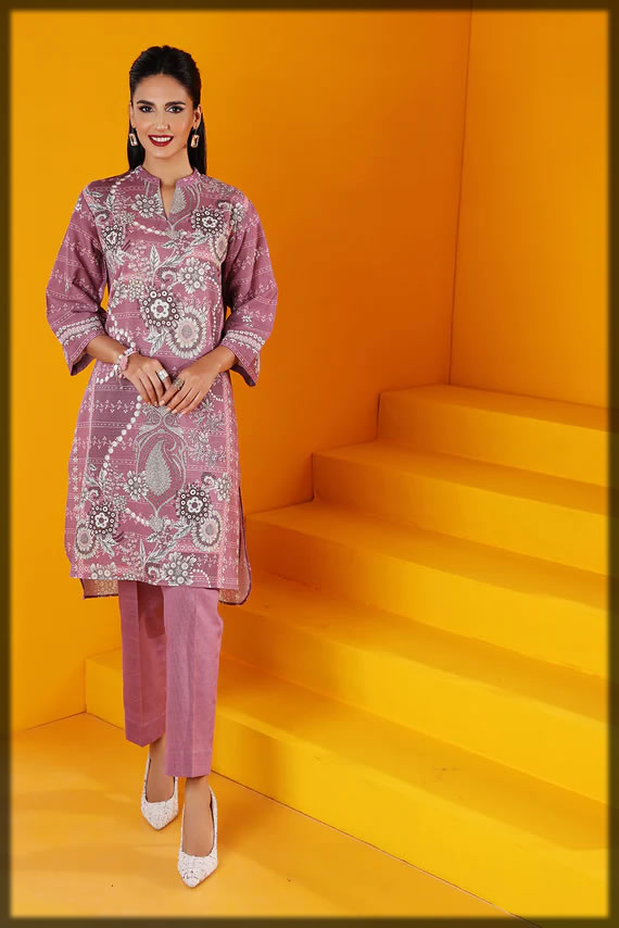 two piece winter khaddar collection for women