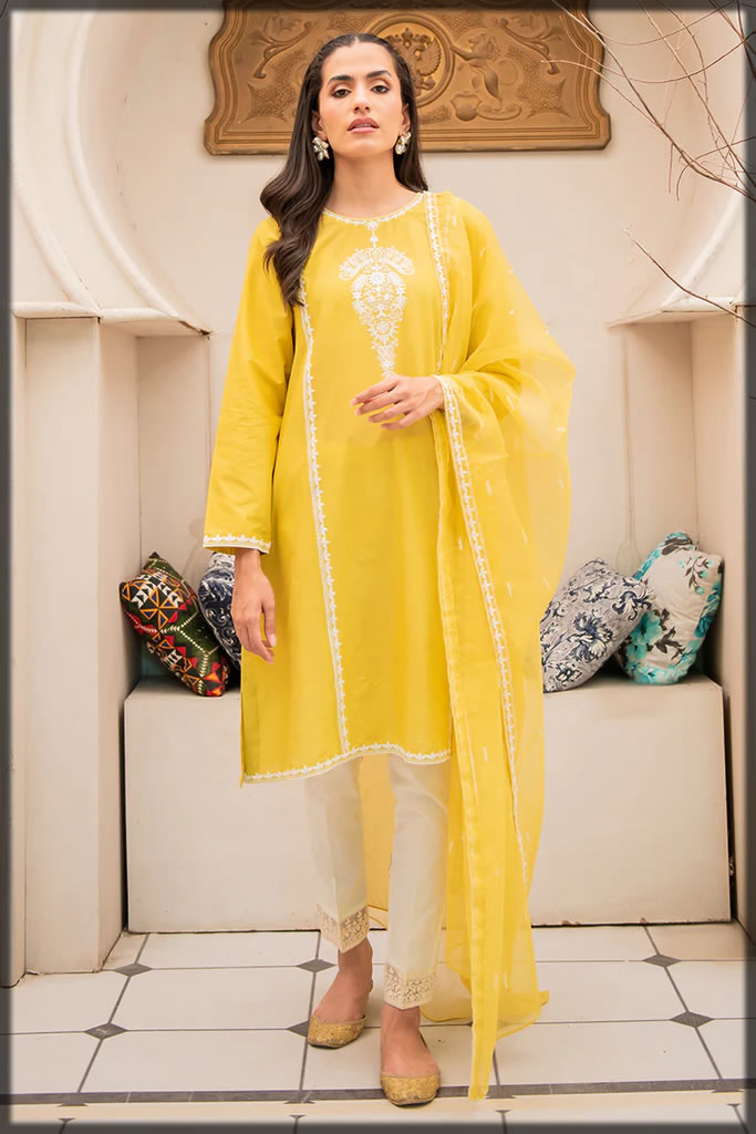 yellow winter suit for women