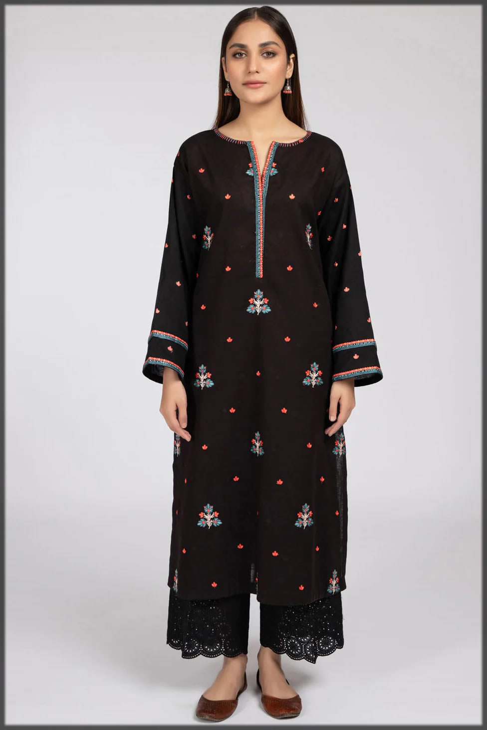 1pc khaddar shirt for women by kayseria