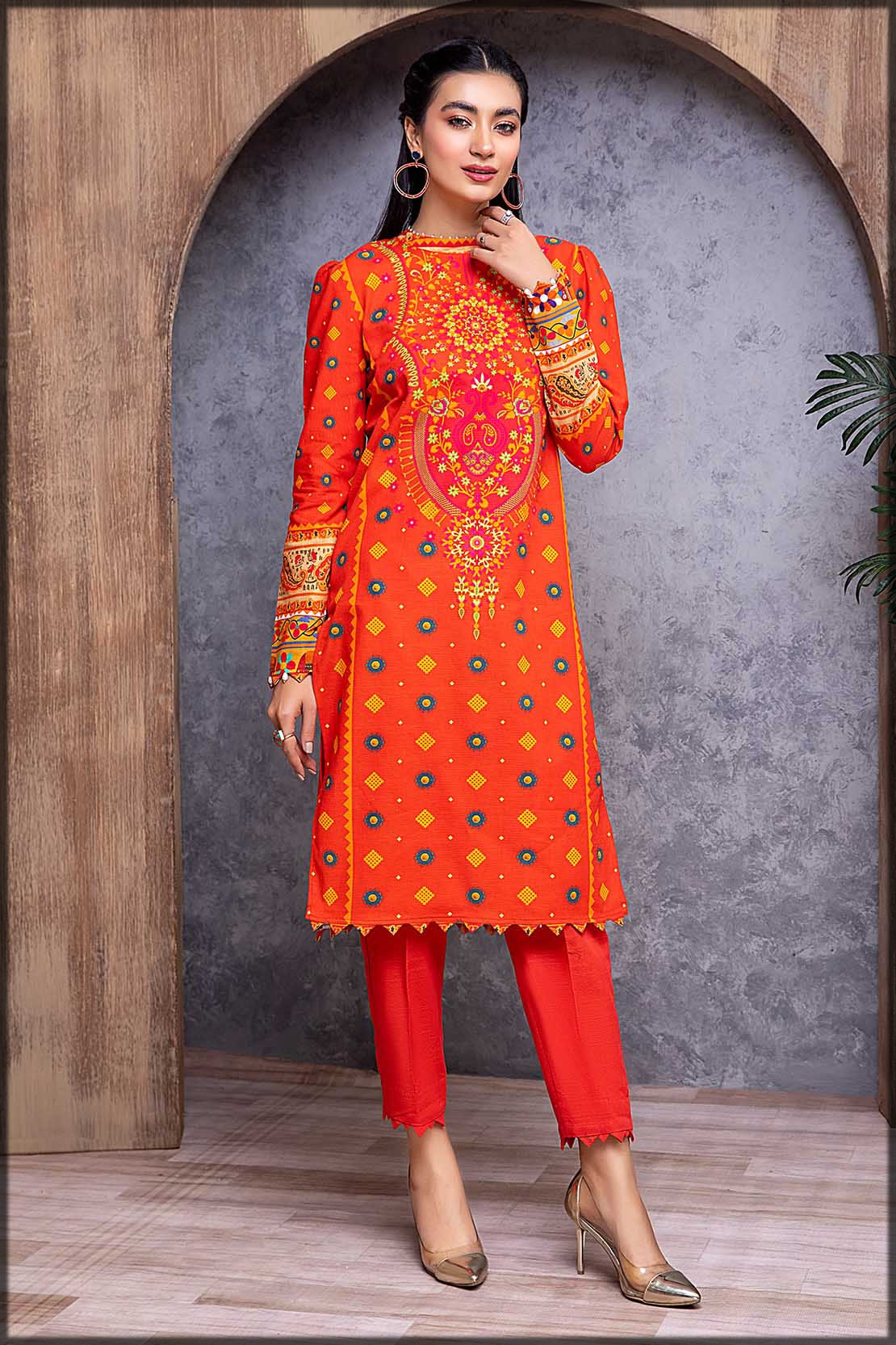 2pc kaddar suit for women