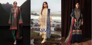 Sana Safinaz Winter Collection 2023- Embroidered Shawl Dresses [Prices]