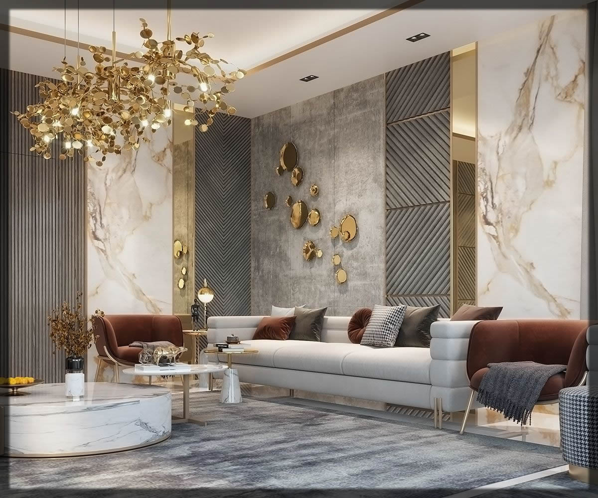 Majestic living room design
