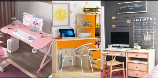 computer table ideas for kids room