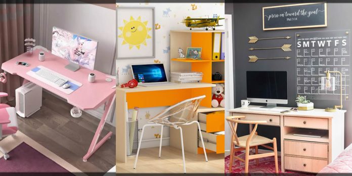 computer table ideas for kids room