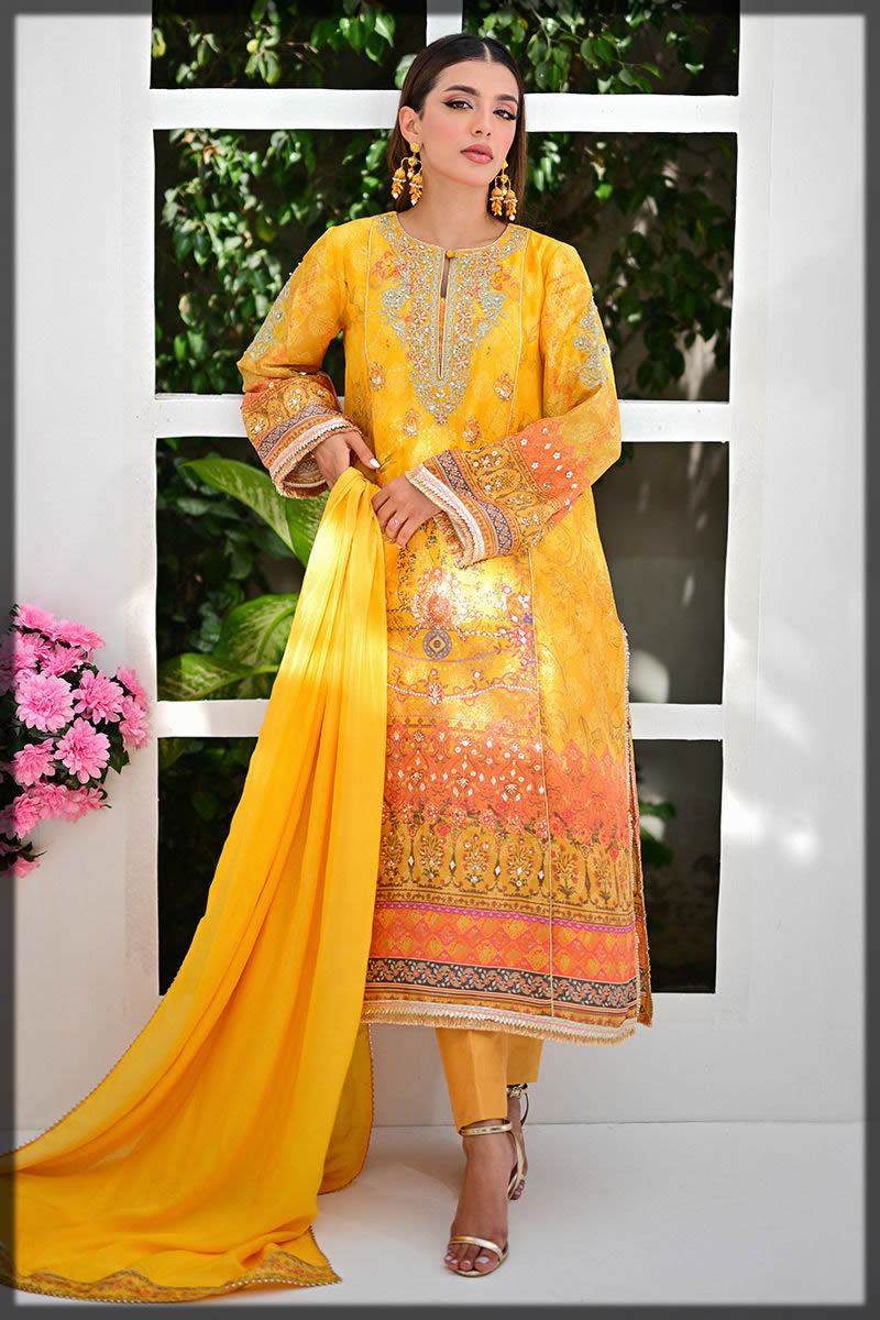 silk Pret dresses by ansab jahangir