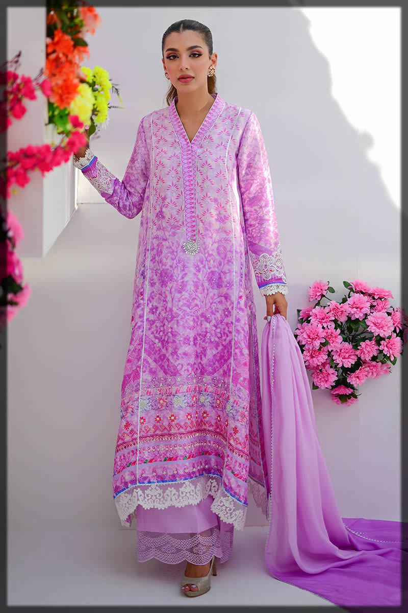 silk Pret dresses by ansab jahangir