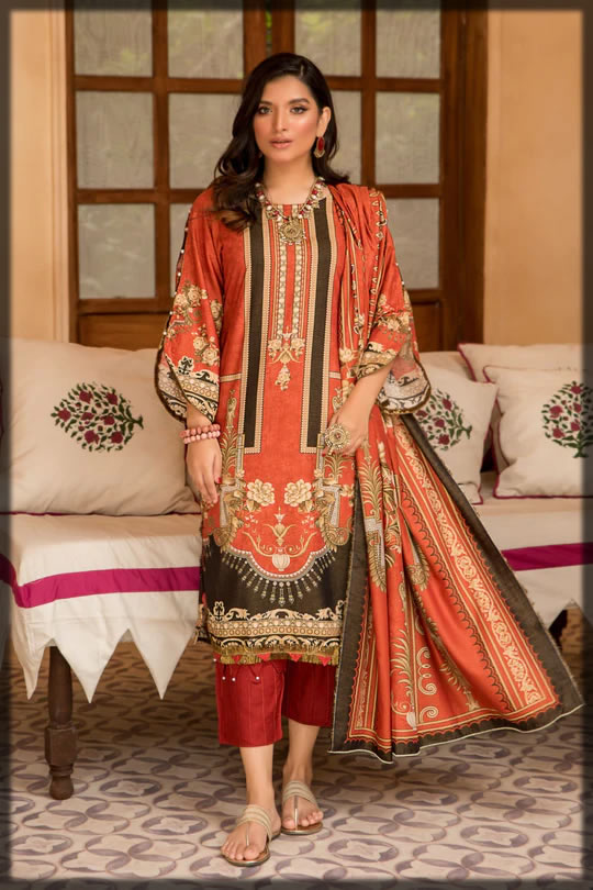 winter raw silk suit for women by sitara studio