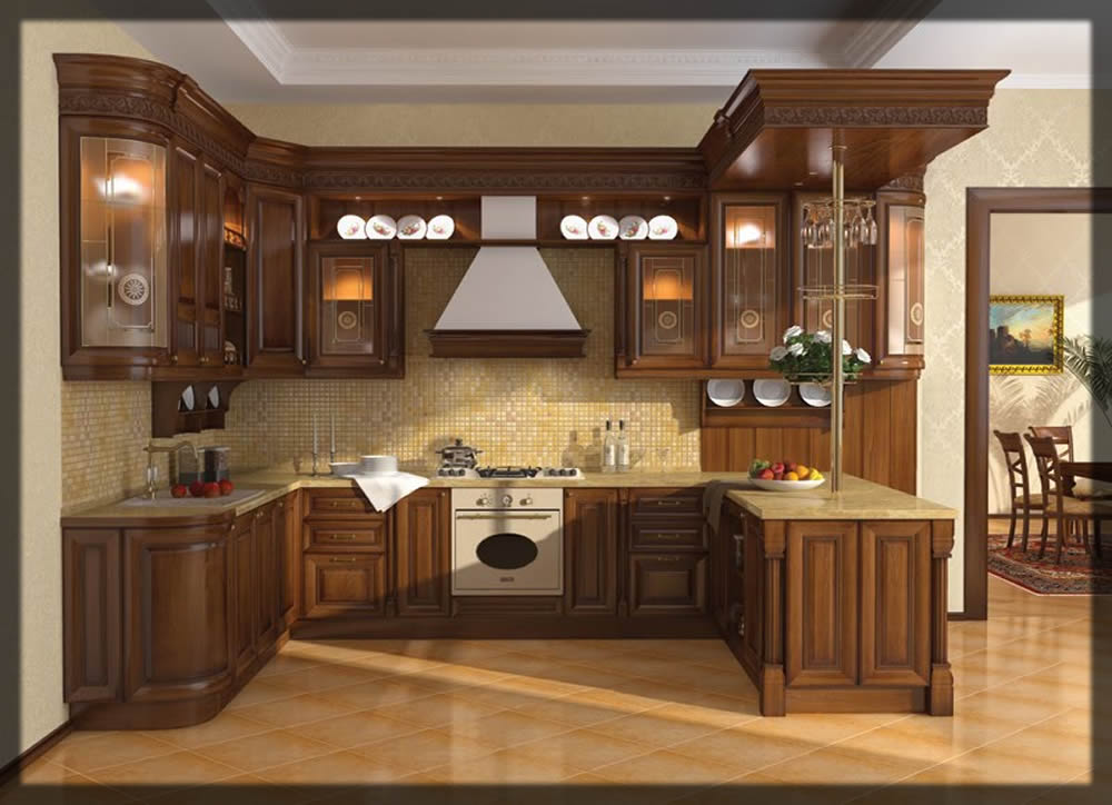 wooden kitchen cabinet designs