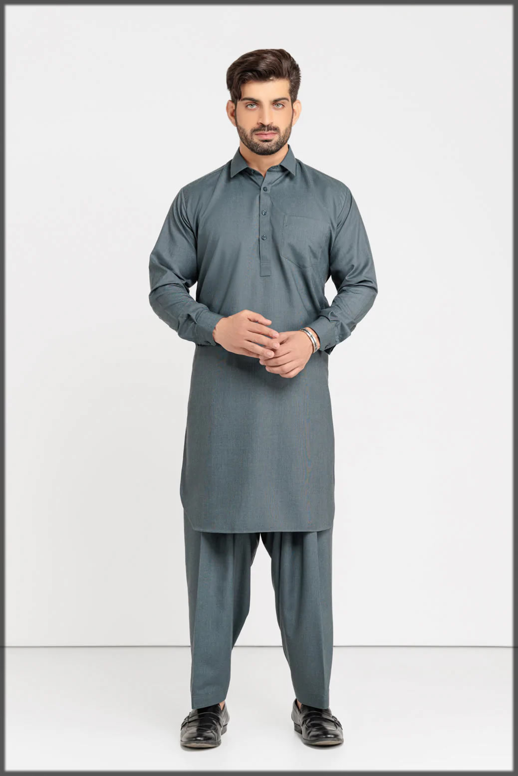BLENDED-SHALWAR SUIT by Bonanza