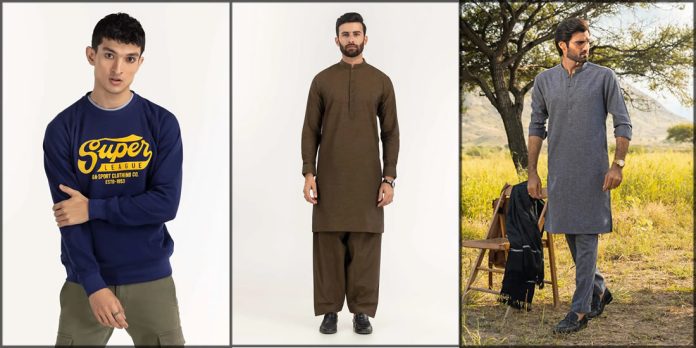 latest and classy gul ahmed men winter collection