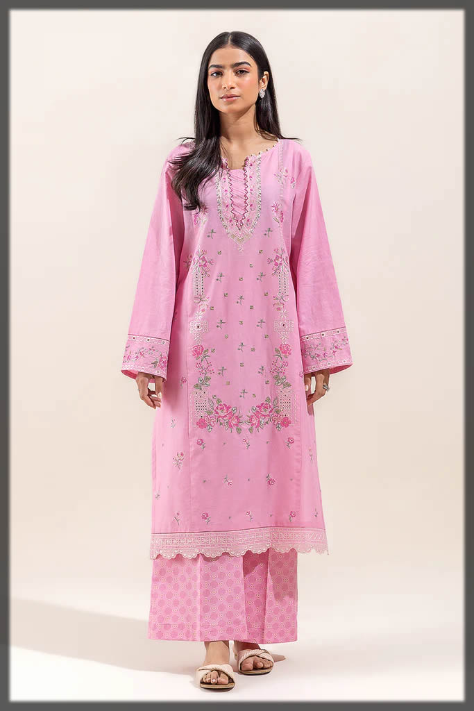 Beechtree unstitched 2 pc dress