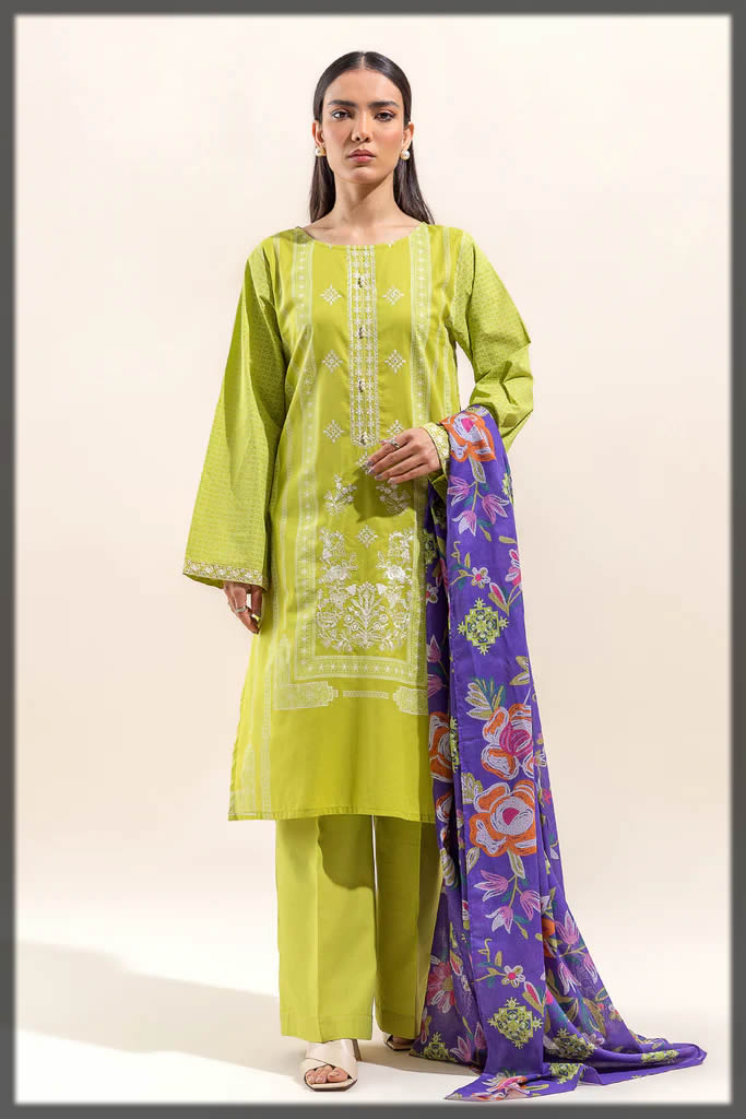 Beechtree unstitched 3pc attire