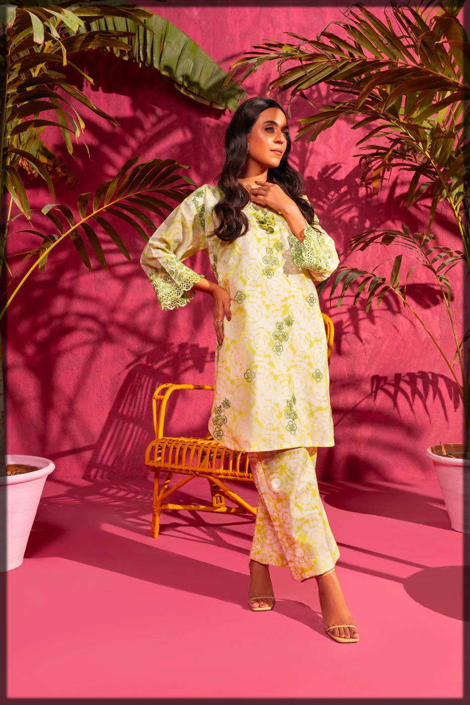 alkaram 2pcs embroidered dresses