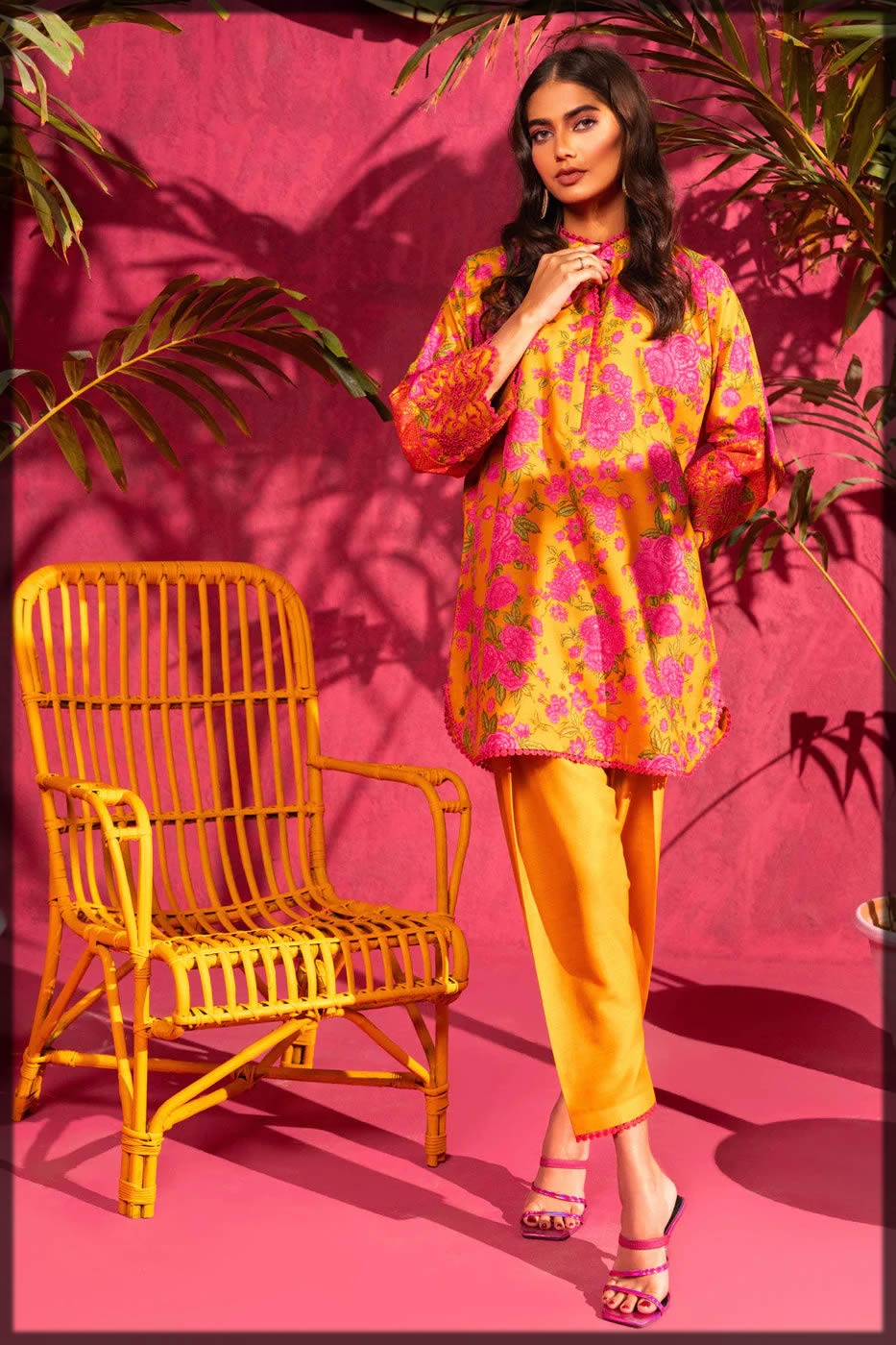 alkaram 2pcs embroidered dresses
