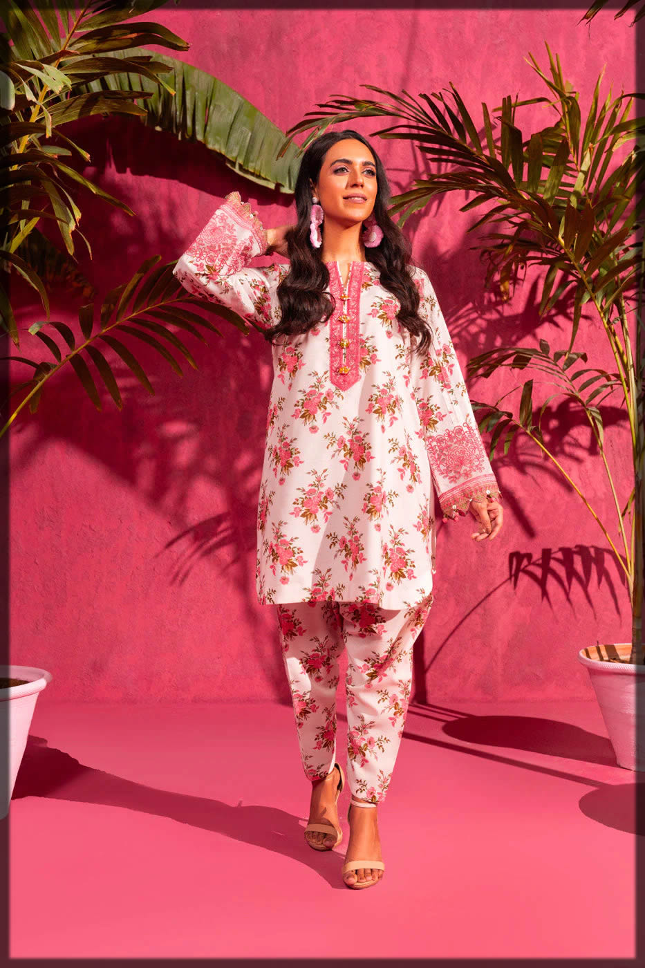alkaram 2pcs embroidered dresses