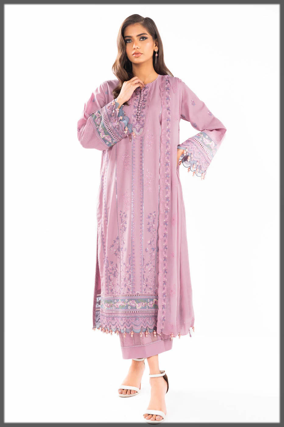 alkaram lawn luxury attire