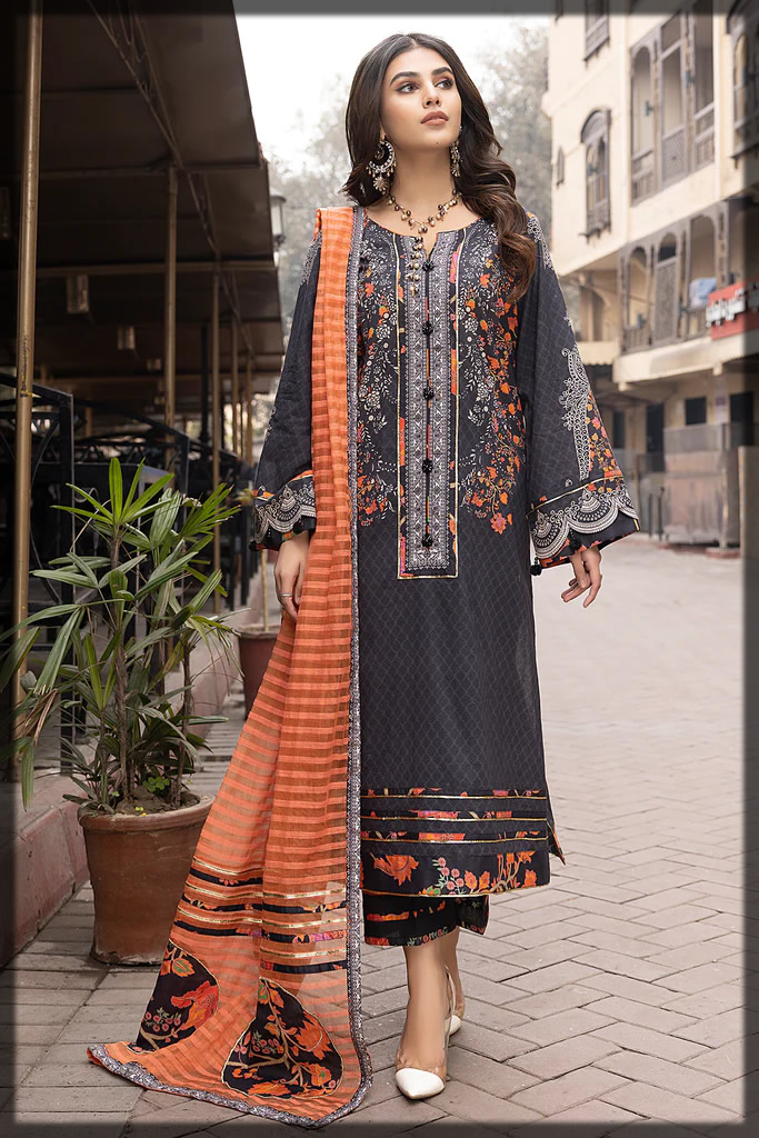 Charizma Pakistani floral dresses
