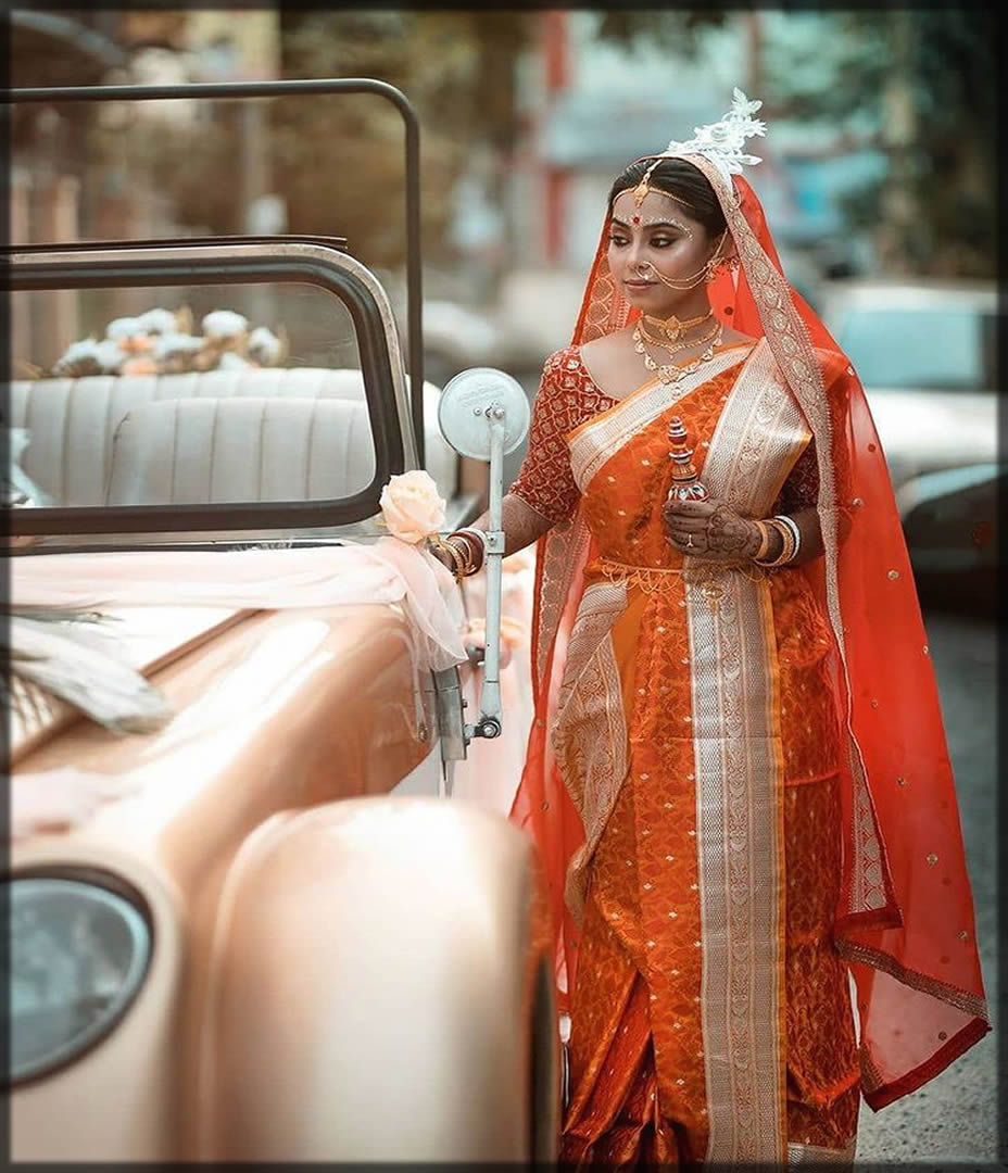bengali bridal saree designs