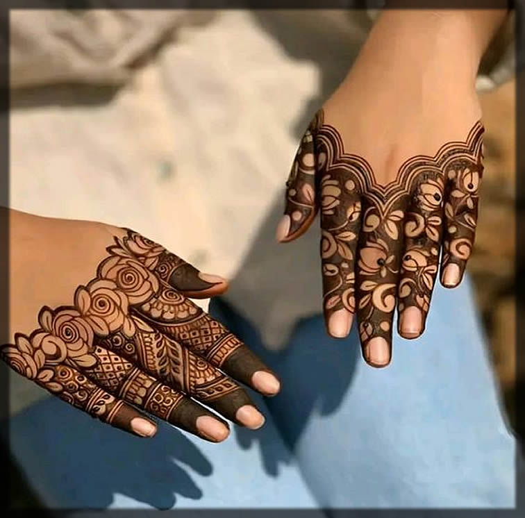Arabic henna designs for girls