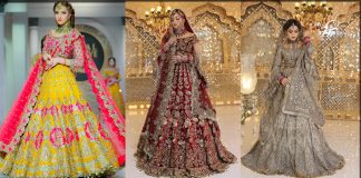 Latest Kashees Bridal Collection 2024 Mehndi, Barat and Reception Dresses