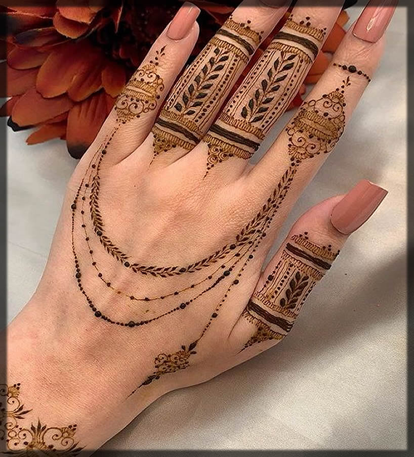 moroccan henna designs for girls