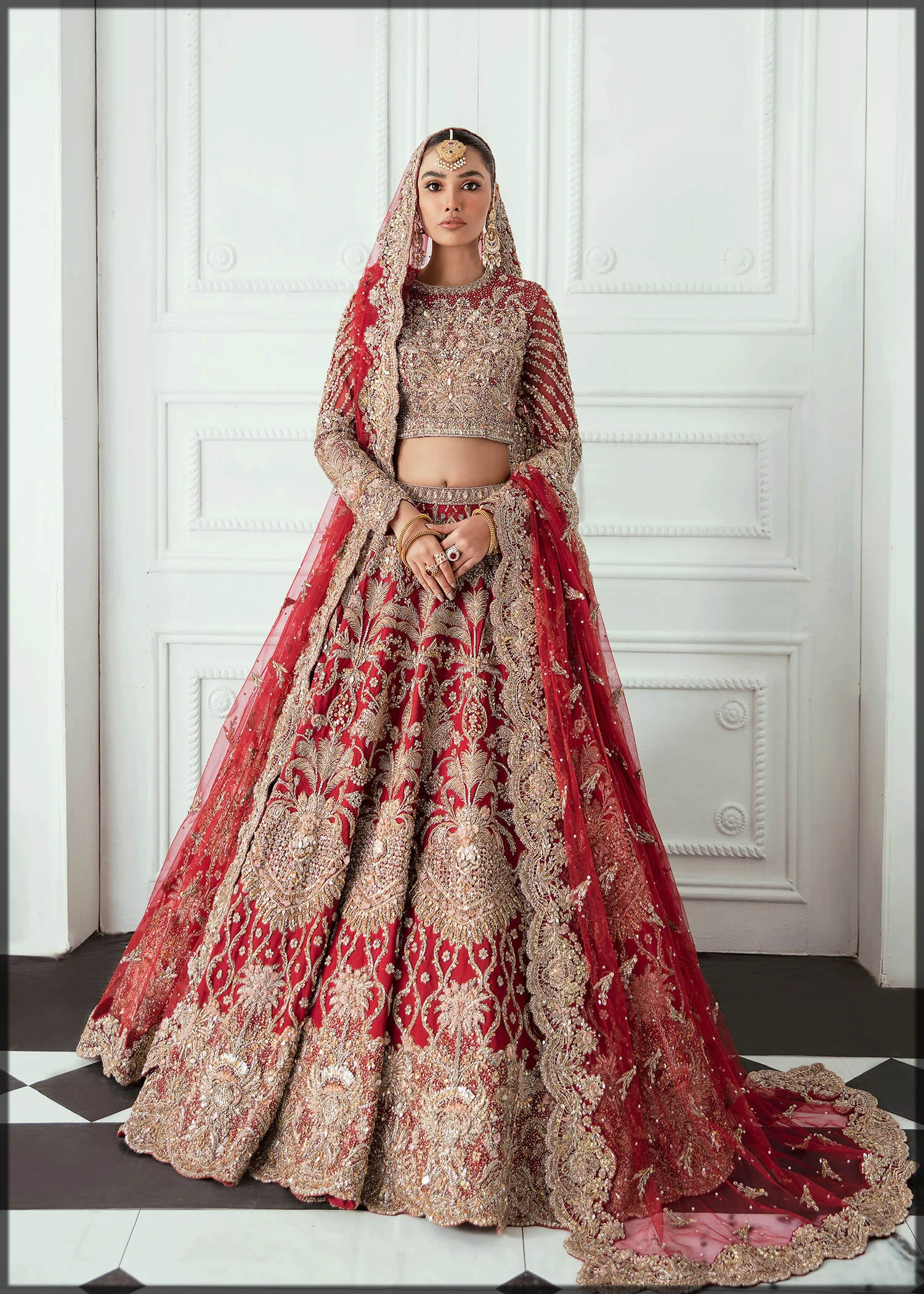 akbar aslam bridal dress