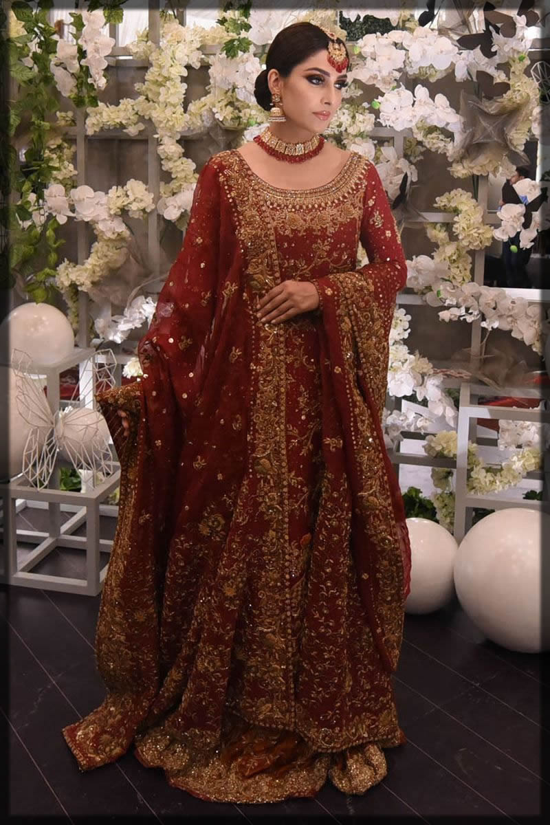 blood red bridal