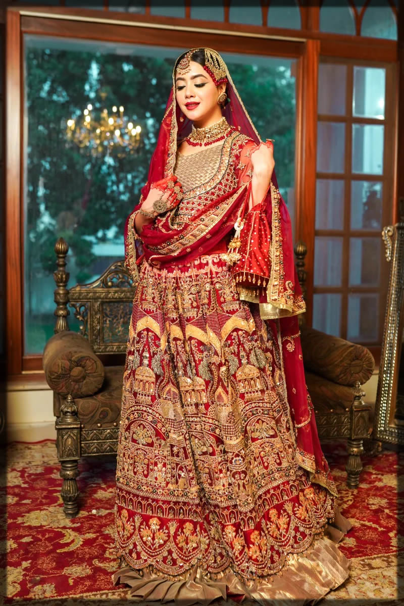 bridal dress by zahra ahmed