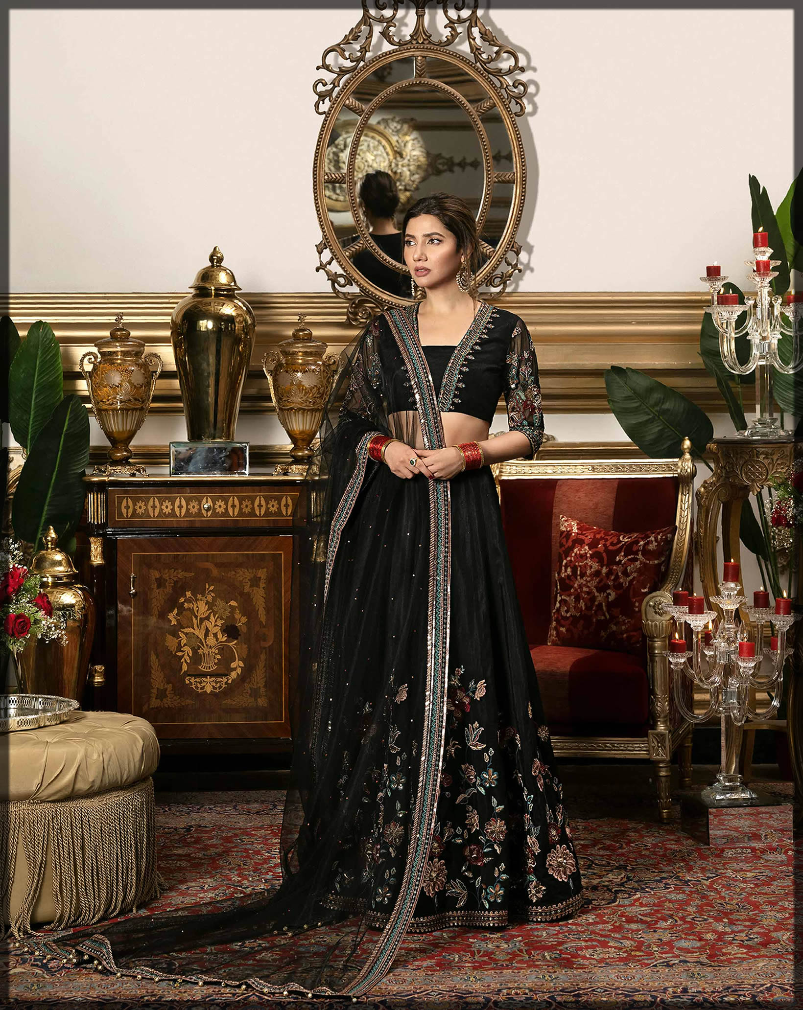 nishat lehenga dresses collection