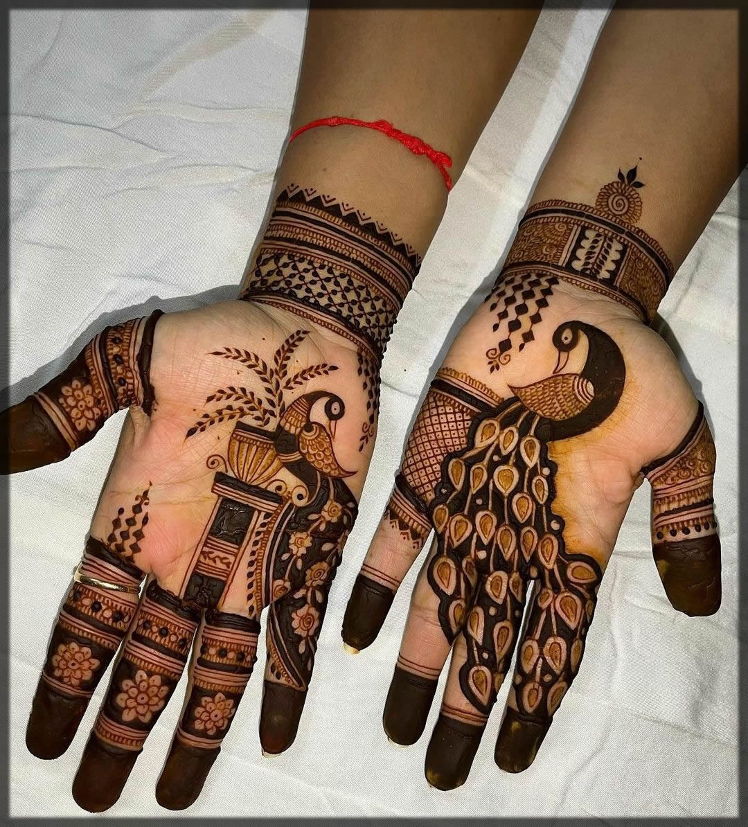 peacock mehndi for everyone