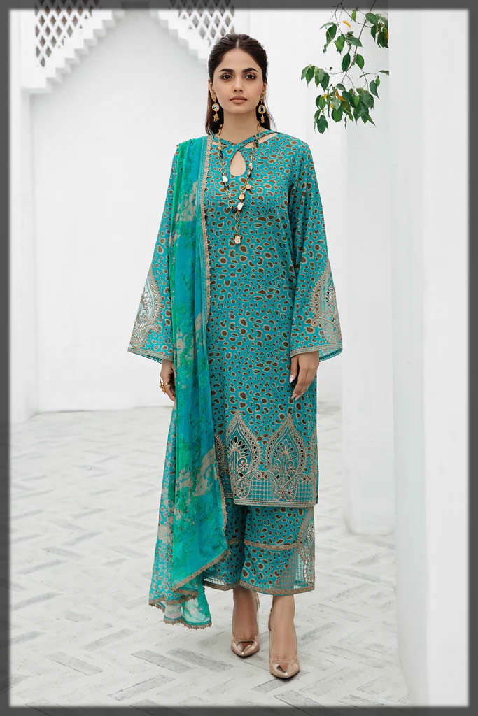 charizma 3pc embroidered dresses