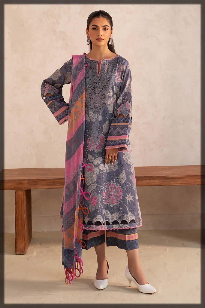 charizma c-prints 3 pc dresses Summer Collection