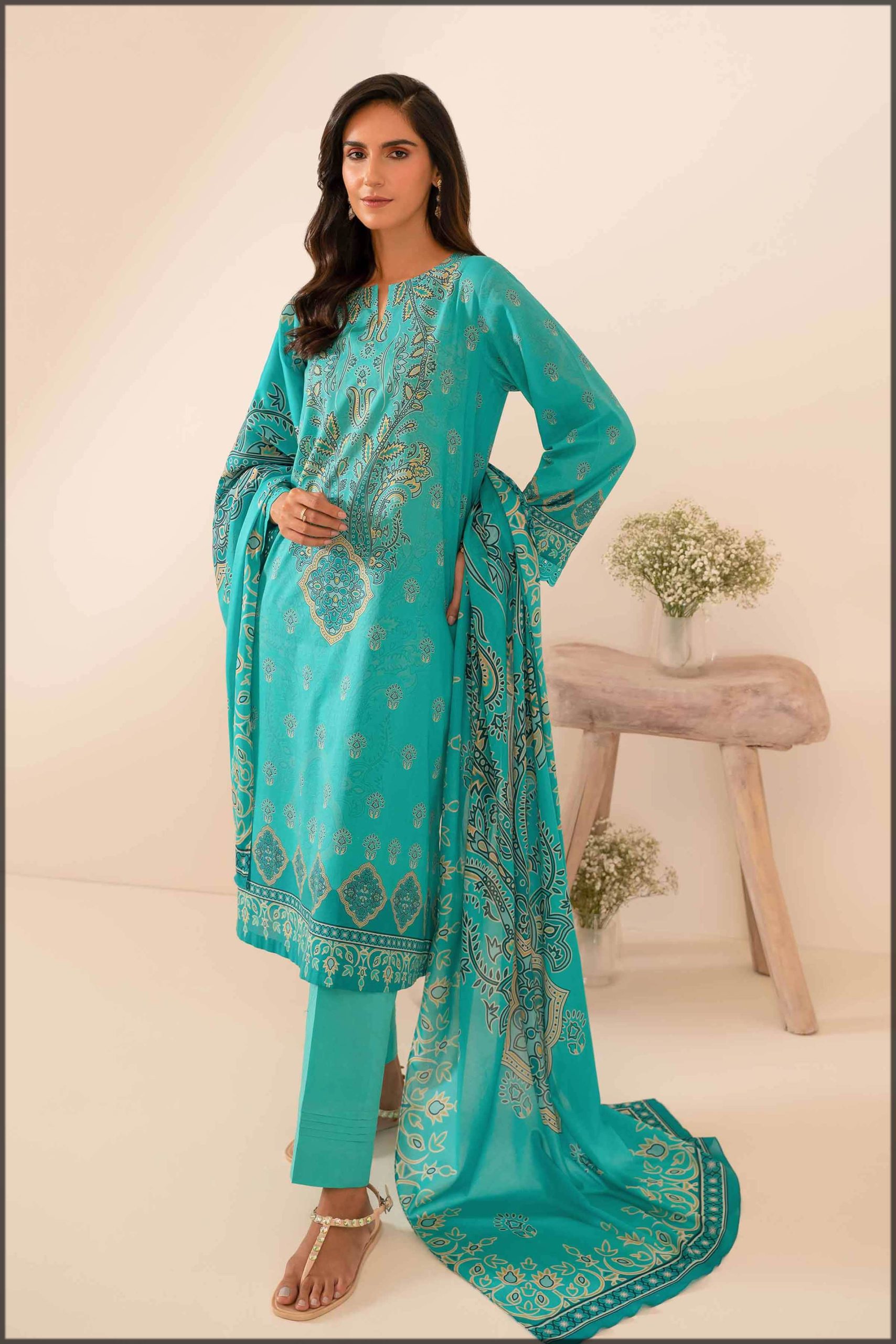 3 pc by Nishat Linen summer collection