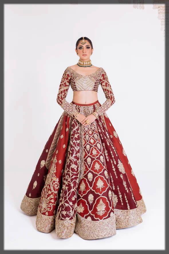 hareem pakistani wedding dresses by ahmed sultan